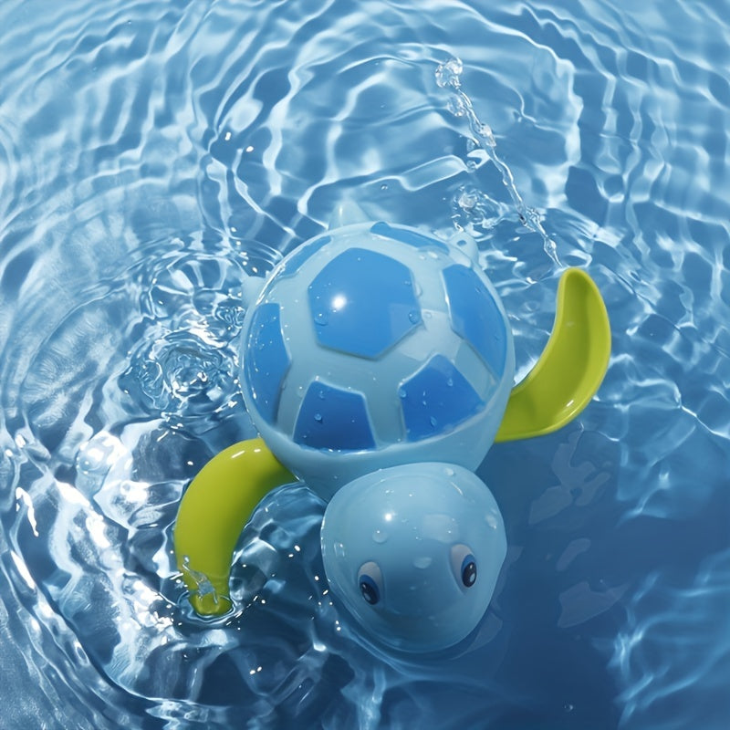 3pcs Wind-Up Swimming Turtle Bath Toys for Kids - Durable Plastic, Ideal for Infants & Toddlers 1-5 Years - Perfect Gift for Christmas, Halloween, Thanksgiving