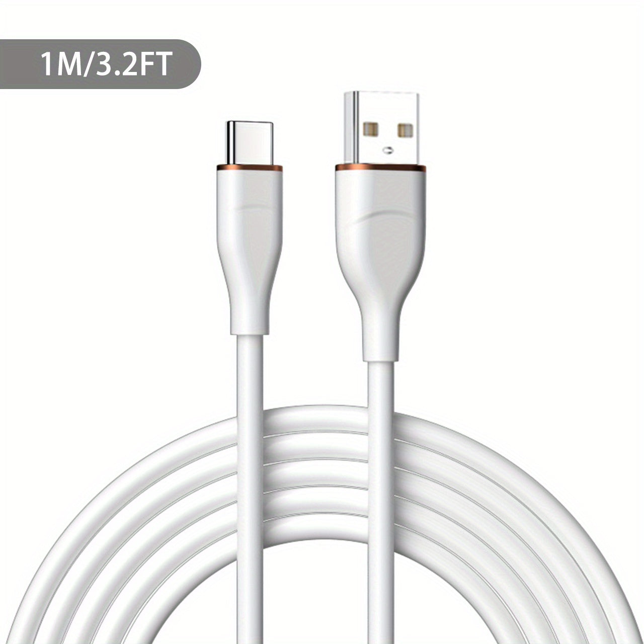 [Super Fast Charging Cable] GICOOK 88W Super Fast Charging Cable - Soft Silicone, Durable, Flexible, High-Speed Typc to USB-C Charger Cord for Android Phones, Compatible with Honor, Xiaomi, Huawei Mate60 Pro