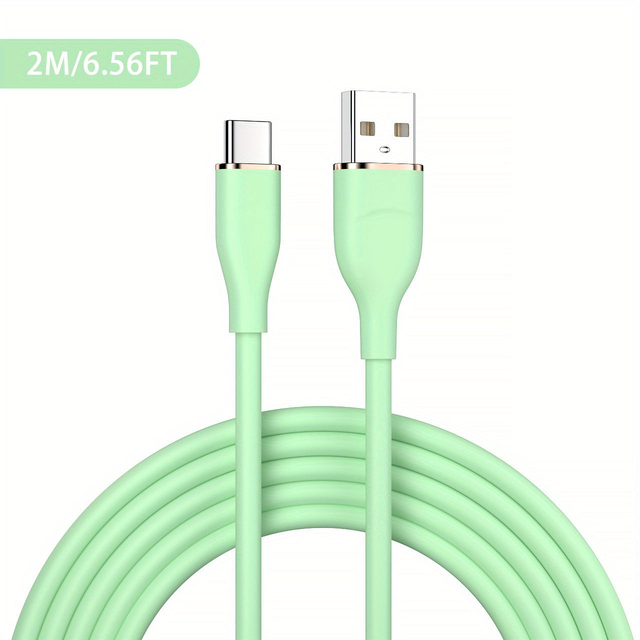 [Super Fast Charging Cable] GICOOK 88W Super Fast Charging Cable - Soft Silicone, Durable, Flexible, High-Speed Typc to USB-C Charger Cord for Android Phones, Compatible with Honor, Xiaomi, Huawei Mate60 Pro