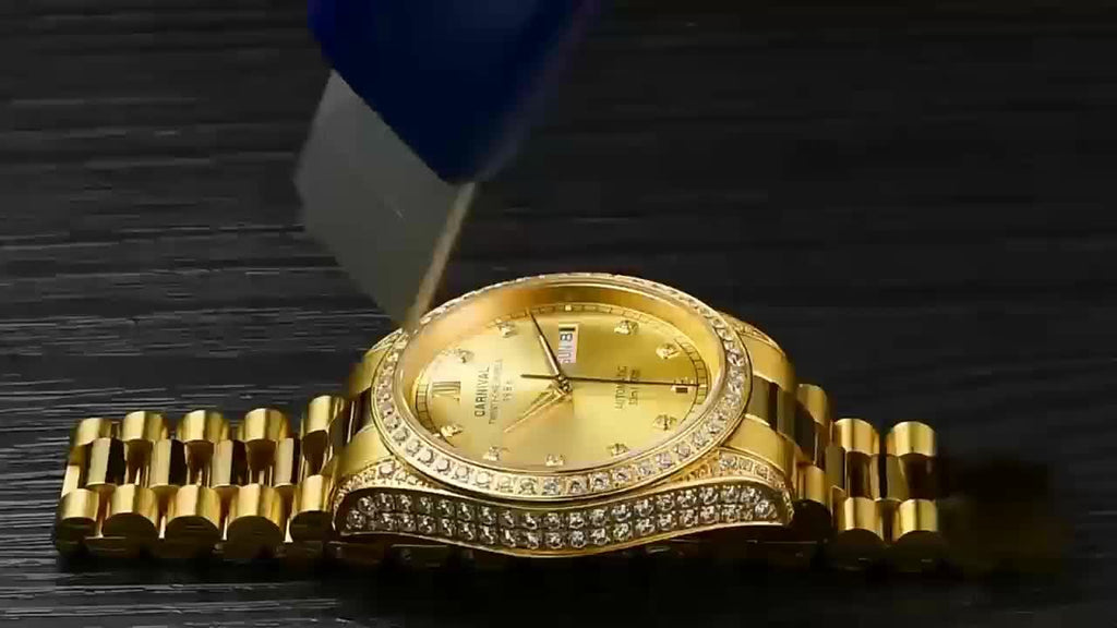 Fiesta watches, men's mechanical watches, Japanese movements, trendy authentic men's watches, hollowed-out watches, holiday gifts