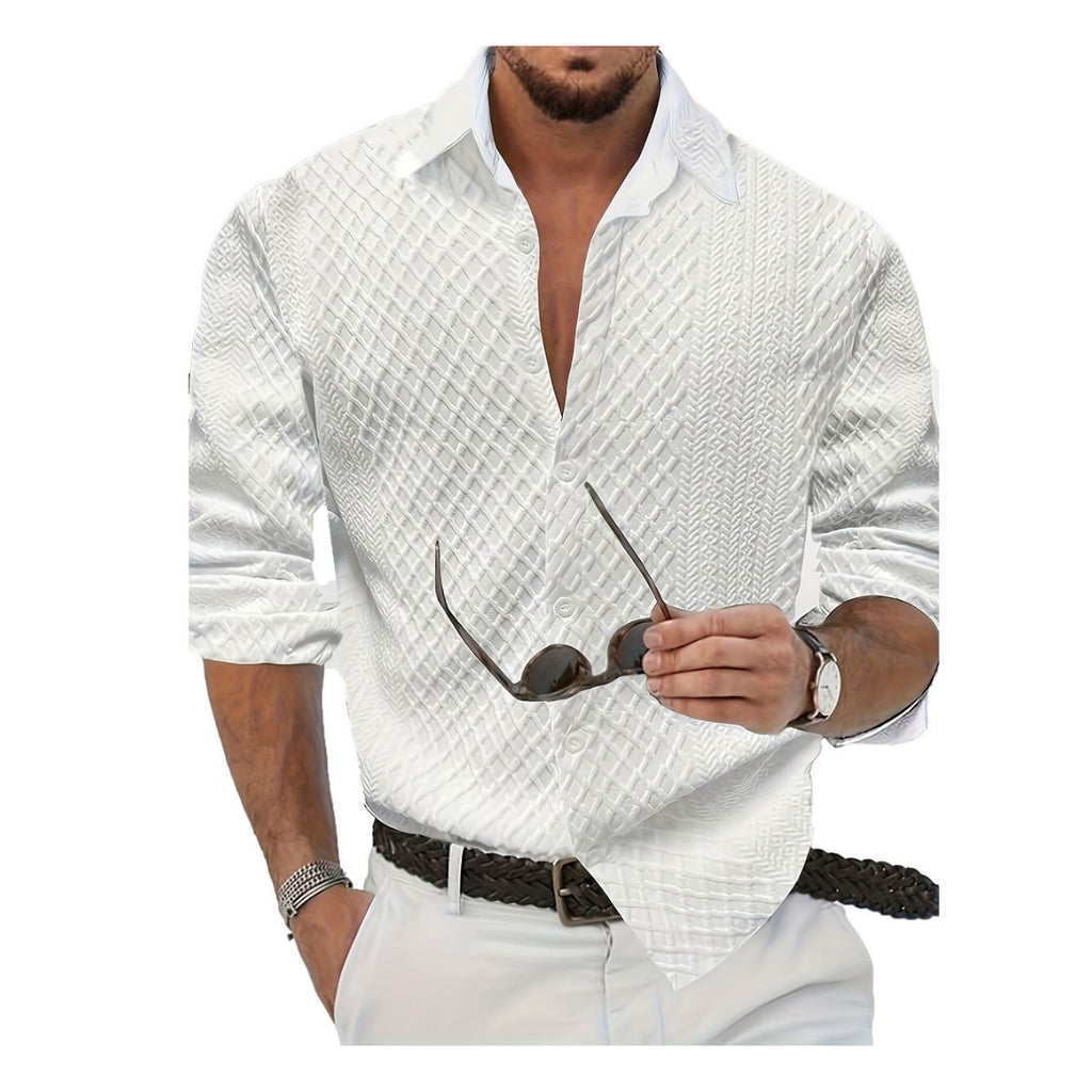 Trendy Mens Fashion Lapel Shirt