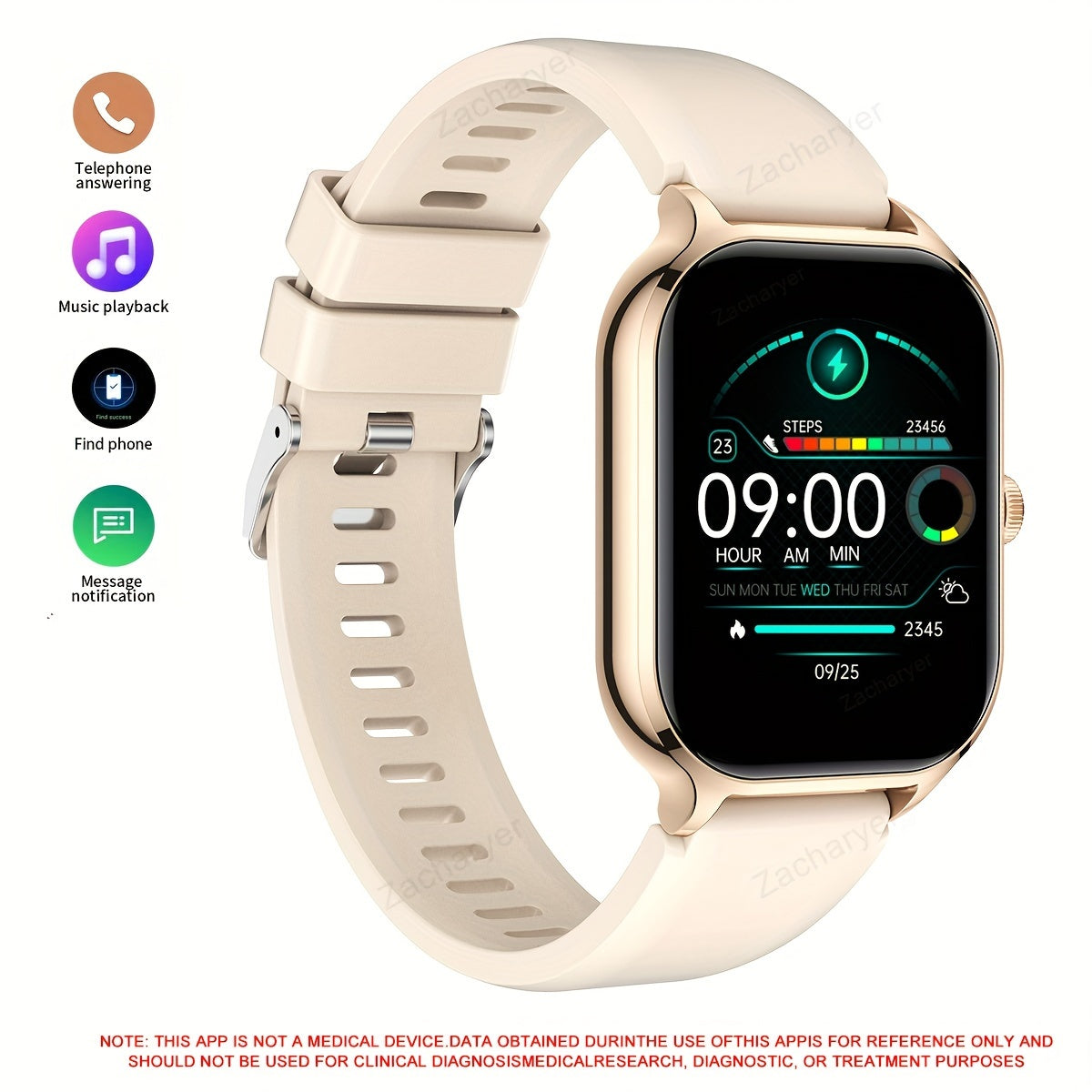 Smart Watch For IPhone And Android Phones, Full Touch Screen Smart Watch, Wireless Calling, Music Playback, Voice Control, Suitable For Both Men And Women, With Multiple Sports Modes, Custom Wallpaper