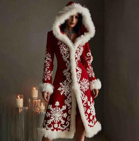 Mens Mid-Length Digital-Print Abstract Cape