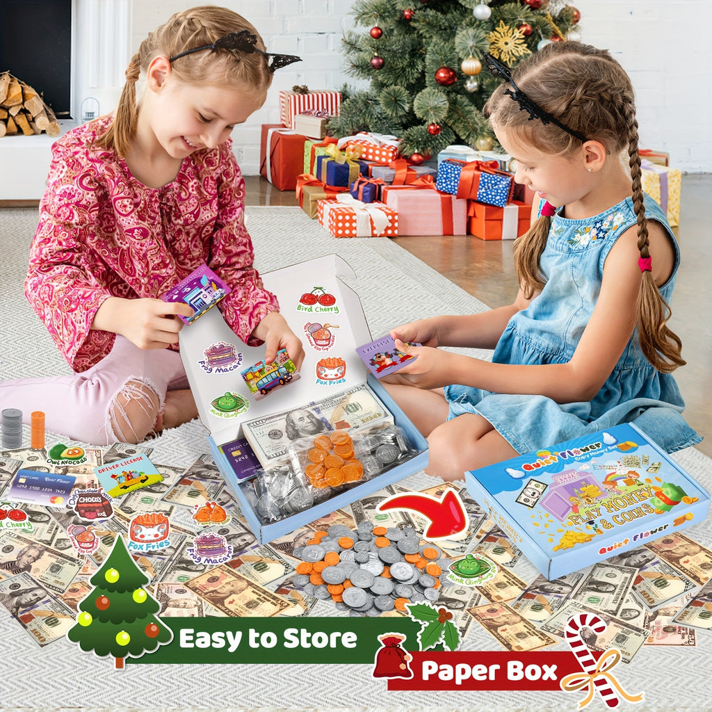 248pcs Play Fake Props, Learning Education Toys for Kids to Learn, Teaching Counting Resources Activity for Classroom, Develops Early Math Skills Toys Gift for Age 3 4 5 6 7 8+ Year Old