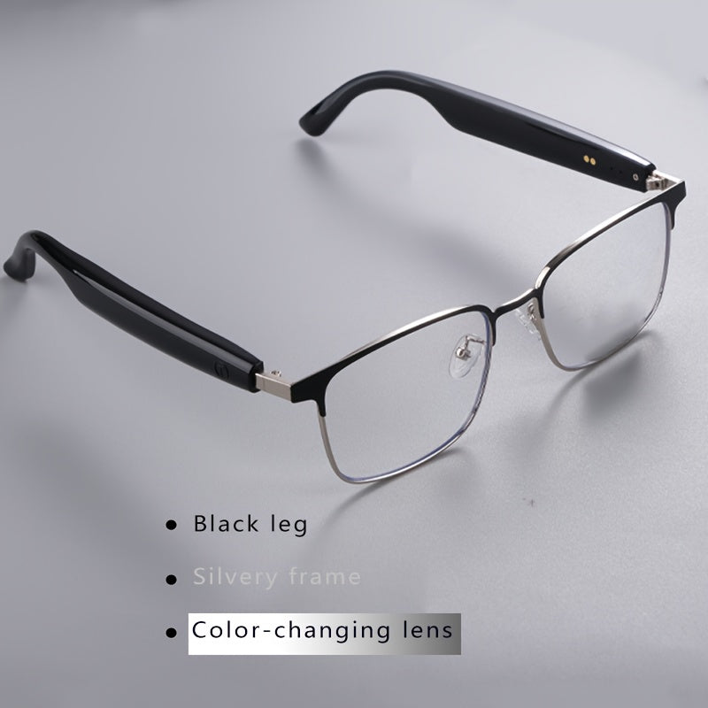 [New Smart Glasses] Smart Glasses: New Photo-taking Outdoor Sports | Music And Calls, Lightweight, Remote Control Photography, Built-in Microphone And Speaker, Noise Reduction, Touch And AI Voice Assistant, Compatible With IP