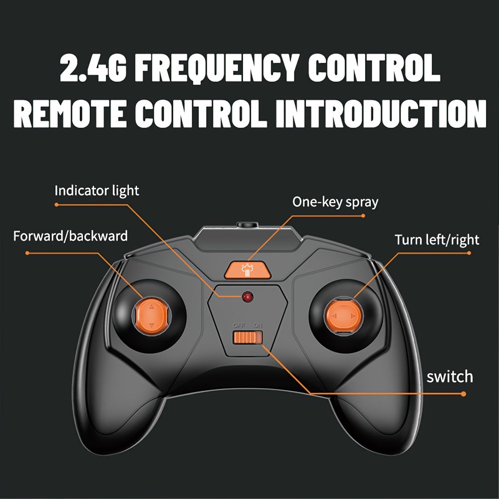 2.4GHz Dinosaur Remote Control Car Toys For Kids Boys 4-7 5-7 8-12, RC Dinosaur Car Toys With Light, Sound, Spray, Indoor Outdoor Toys Gifts For 4 5 6 Year Old Boys, RC Car Toys For Boys