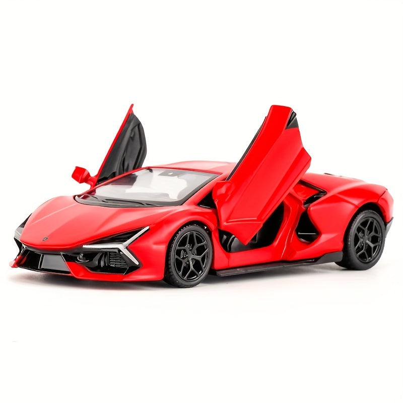 RMZ CITY 1:36 Diecast Model Cars Alloy Toy CarLamborghini Revington Alloy Toy Vehicle, Openable Doors, Pull Back Car, Toys for Kids, Adults, Metal Crafts for Boyfriend, Young People Gift