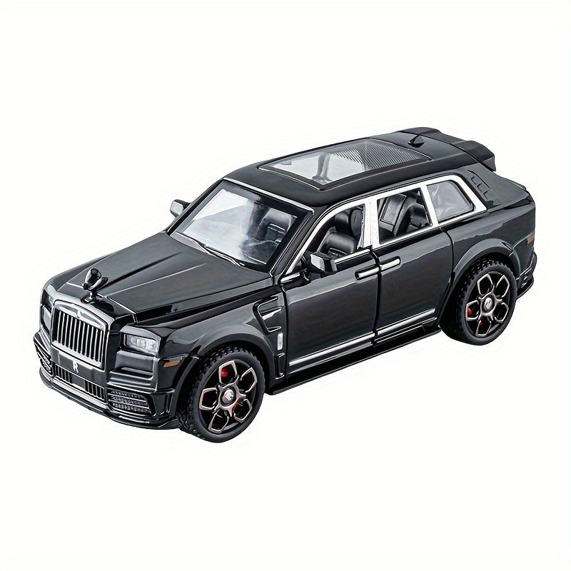 1:36 Diecast Model Cars Alloy Toy car for Cullinan  Alloy Toy Vehicle with with flashing headlights and realistic sound effects, Toys for Kids, Adults, Metal Crafts for Boyfriend, Young People Gift