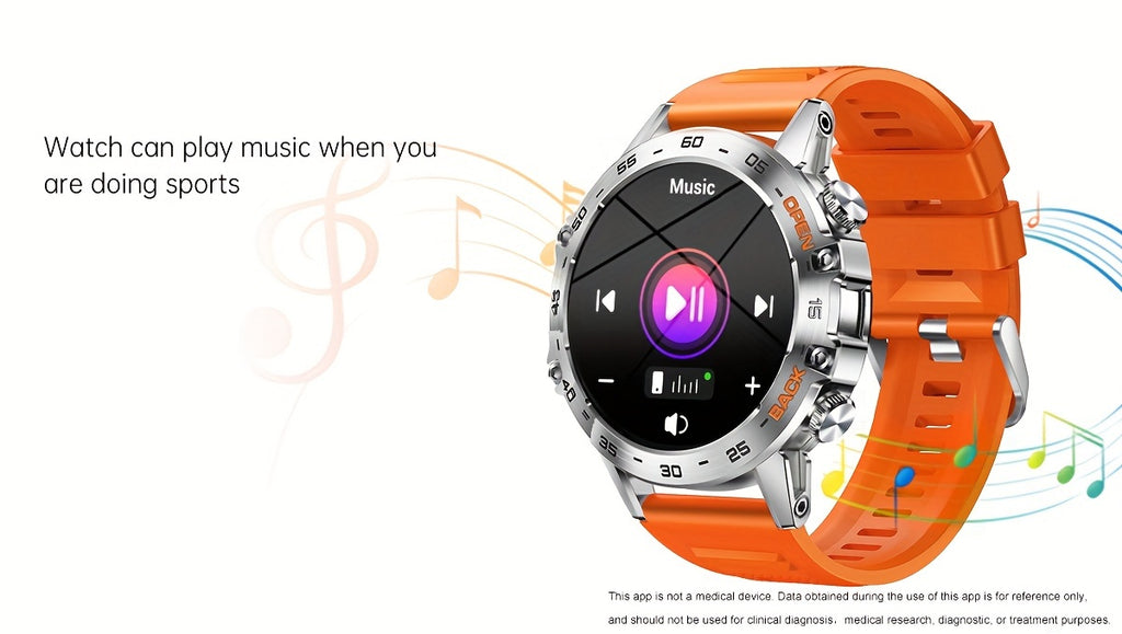 ساعة LIGE HD الذكية - ساعات يد أنيقة للنساء والرجال، مزودة بمكالمة لاسلكية، وشاشة عالية الدقة مقاس 1.39 بوصة، وأوضاع رياضية متعددة، وتنبيهات معلومات، وتذكيرات بالنشاط، وتحكم بالموسيقى، وعداد خطوات رياضي، ومراقب لمعدل ضربات القلب.