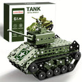STEM Building Projects Model Army Tank Set - 284pcs STEM Project Building Toys For Kids Ages 8-12, Assembly Science Kit Educational Toys Gift For Kids Boys 7 8 9 10 11 12-16 Years Old