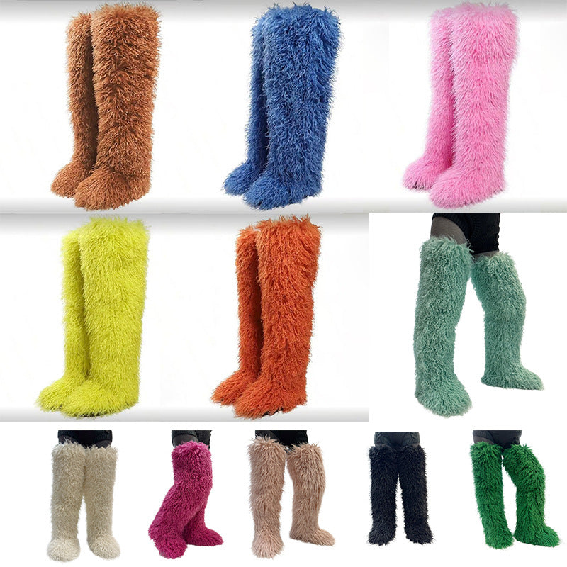 72cm Thigh-high Boots For Fall And Winter