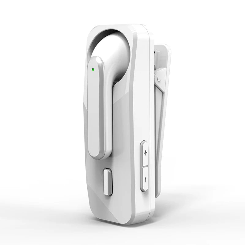 Bluetooth 5.1 Wireless Headset Business Earphone With HD Mic Handsfree Call Vibration Reminder Ear-Hook Sports Driving Headphone