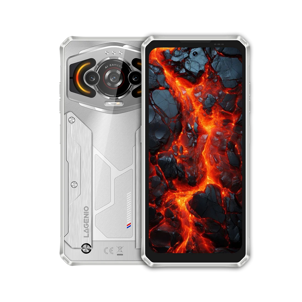 LAGENIO Panther 1 Rugged Smartphone Android 15 4GB+128GB Mobile Phone 13MP 5150mAh 18W 6.7 " HD Ultra-thin  4G Cellphone NFC