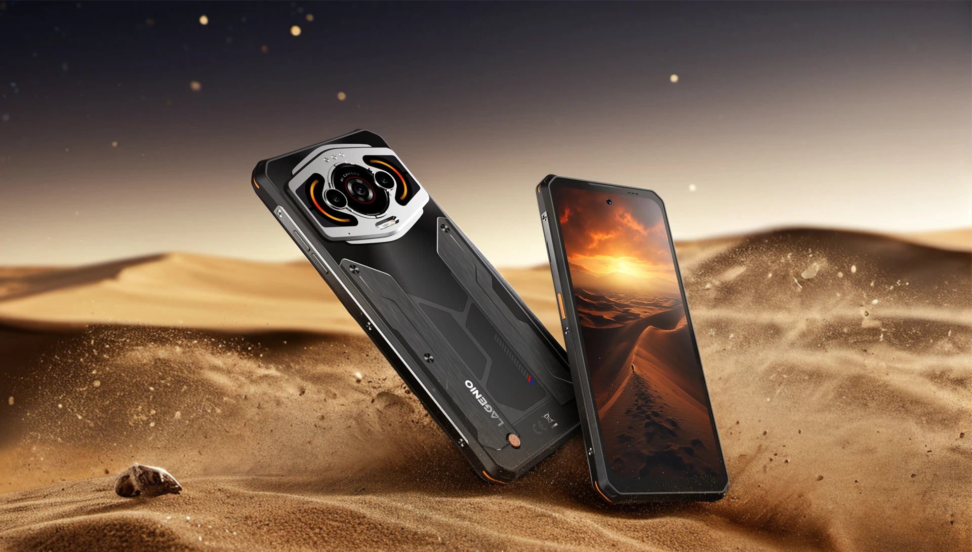 LAGENIO Panther 1 Rugged Smartphone Android 15 4GB+128GB Mobile Phone 13MP 5150mAh 18W 6.7 " HD Ultra-thin  4G Cellphone NFC