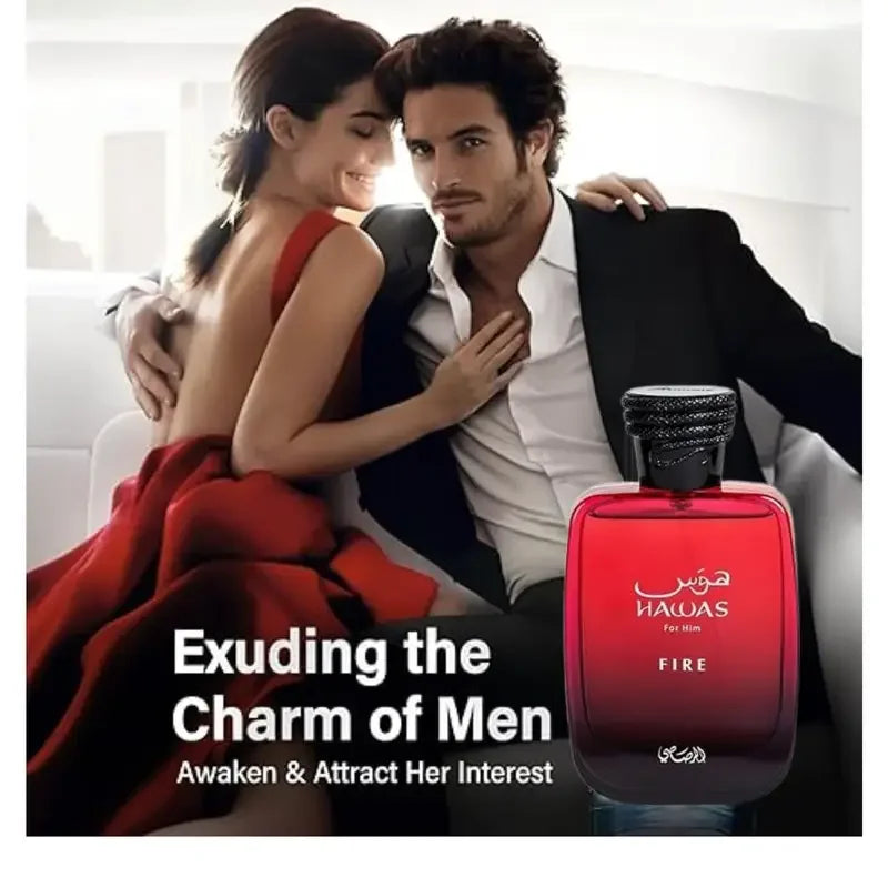 100ml Hawas Men's Perfume Lasting Fragrance High Quality Arabian Men's Perfume Ideal Mens Perfumes for Daily Elegance