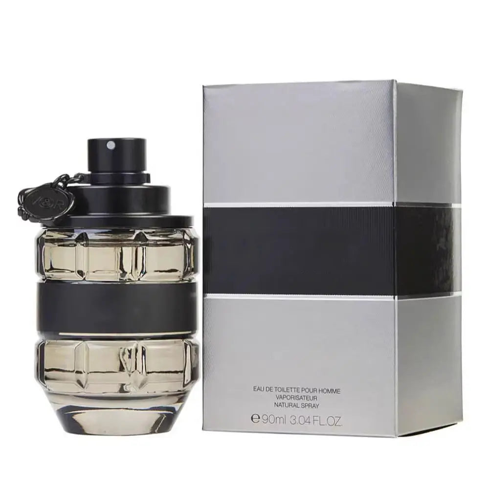 Perfumes 90ml Men's Eau De Perfume Long Lasting Spicy Woody Fragrance Bomb Portable Spray Cologne