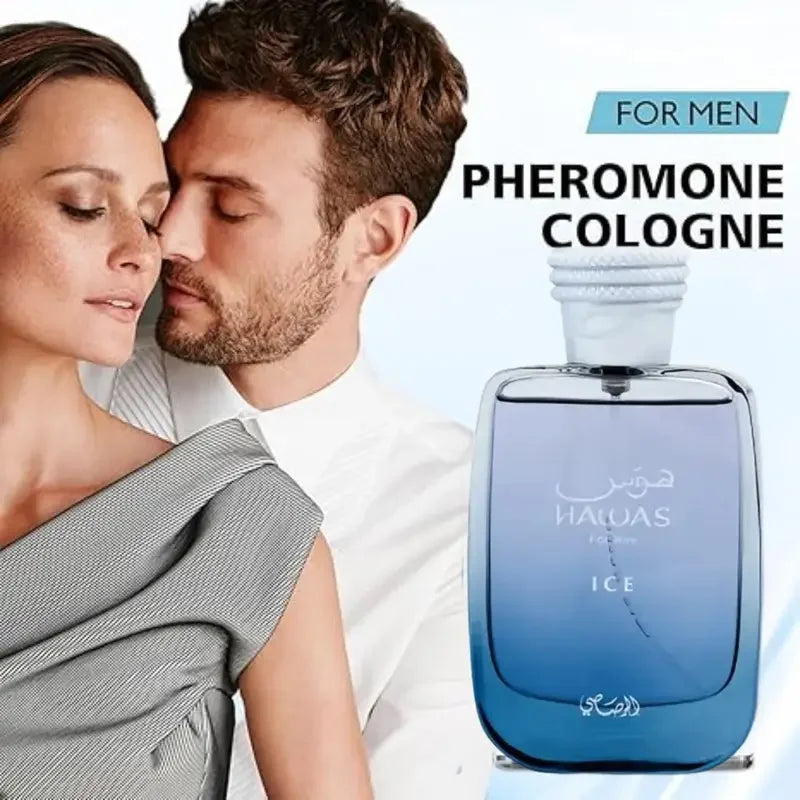 100ml Hawas Men's Perfume Lasting Fragrance High Quality Arabian Men's Perfume Ideal Mens Perfumes for Daily Elegance