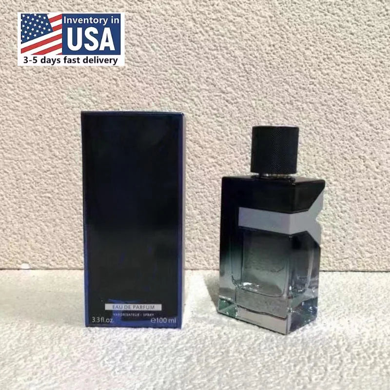 Us Stock Luxury High Quality 100ml Original Men's Perfume Cologne Woody Fresh Ocean Fragrance Spray Light Strong EDT EDP Parfum