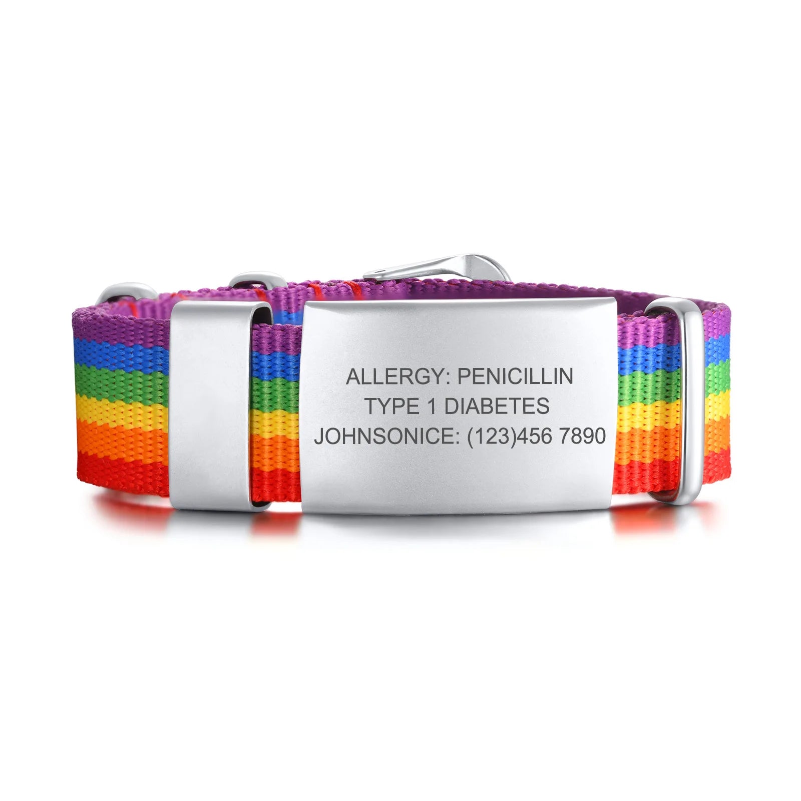 Emergency bracelet, Personalized Medical Alert Bracelet, Allergy Bracelet, Diabetic, Medical Id Bracelet Woman, Kids Medical ID