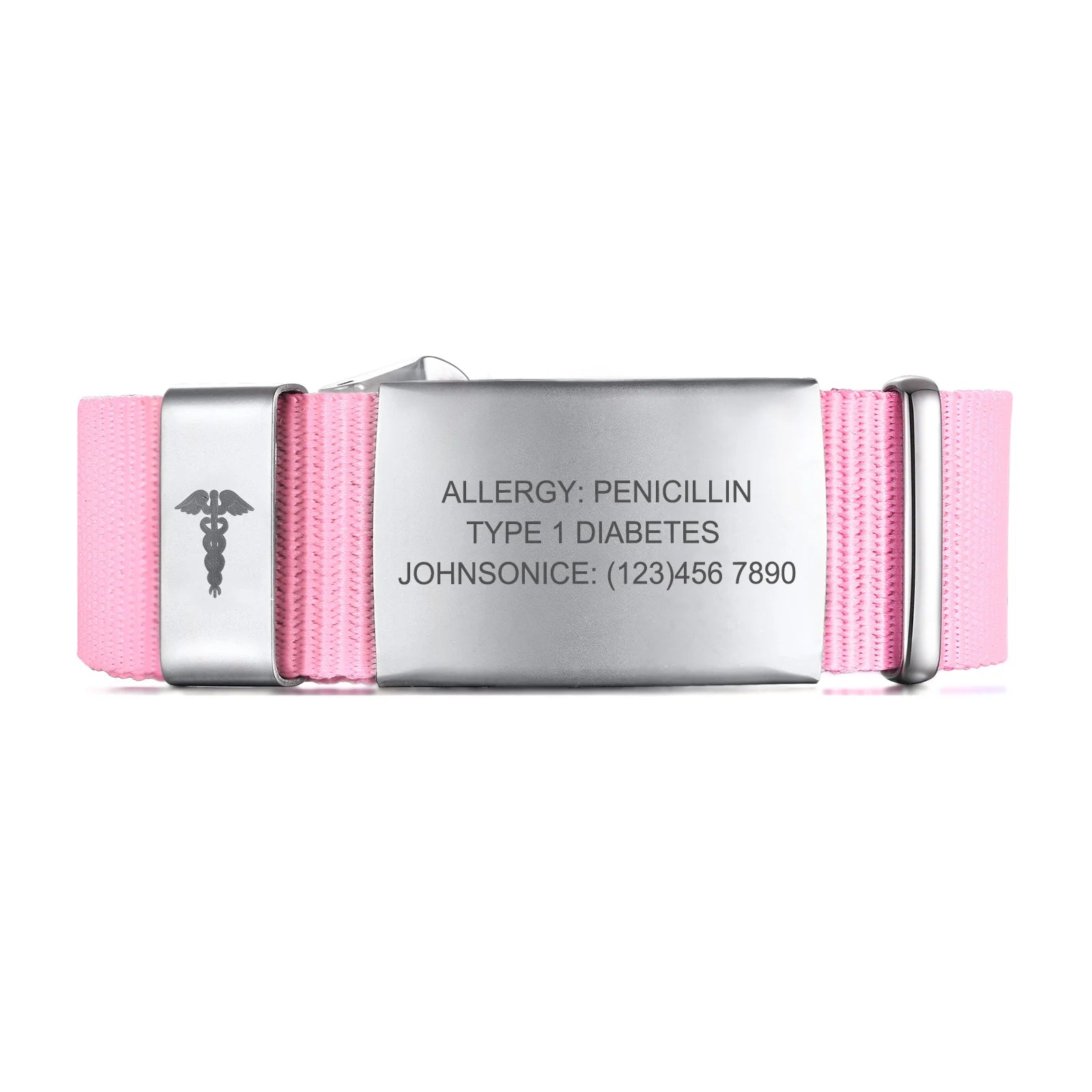 Emergency bracelet, Personalized Medical Alert Bracelet, Allergy Bracelet, Diabetic, Medical Id Bracelet Woman, Kids Medical ID
