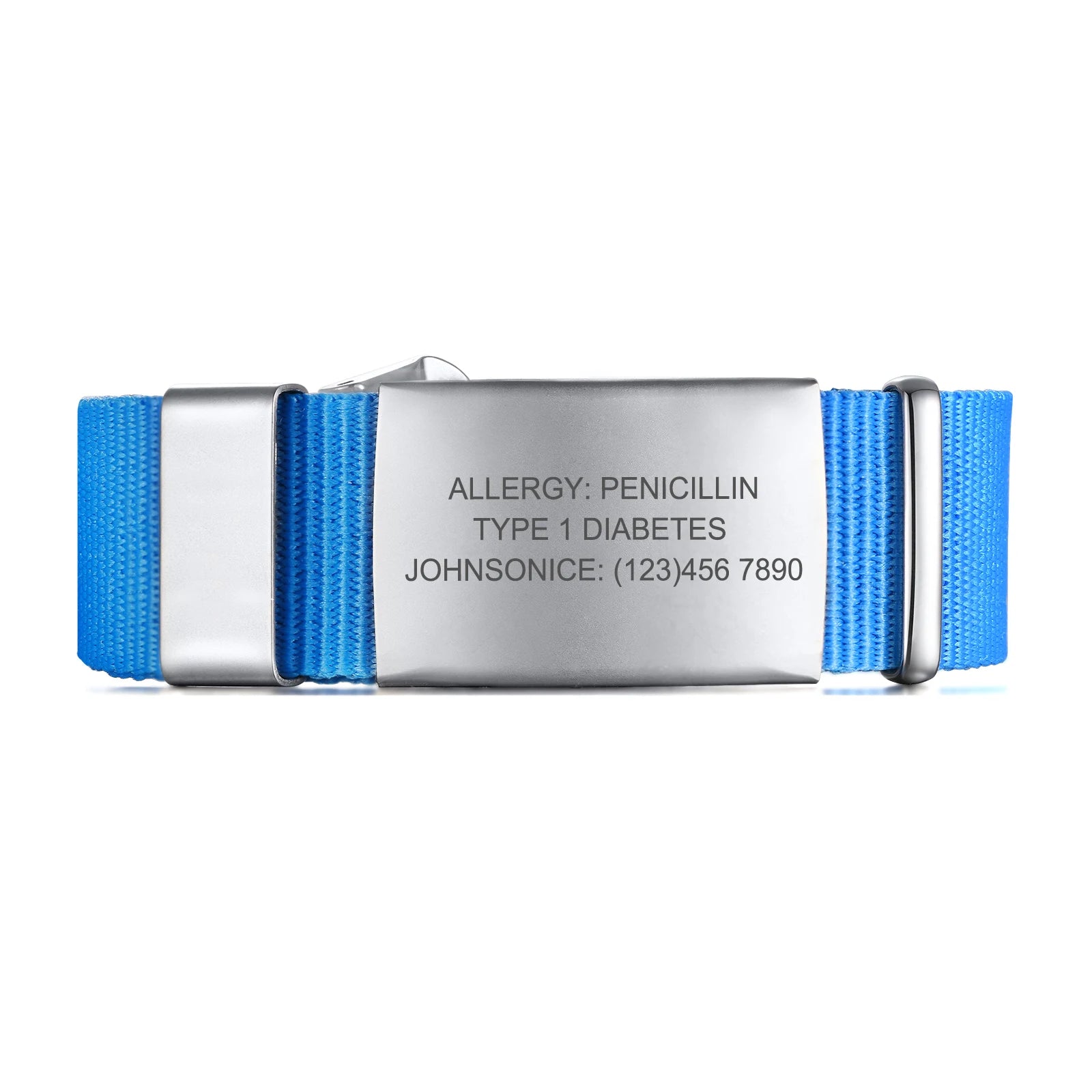 Emergency bracelet, Personalized Medical Alert Bracelet, Allergy Bracelet, Diabetic, Medical Id Bracelet Woman, Kids Medical ID