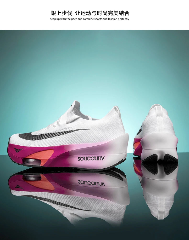 Air Cushion Running Shoes Speciality Marathon Men Sports Breathable Lightweight Women's Comfortable Nonskid Leisure Sneakers