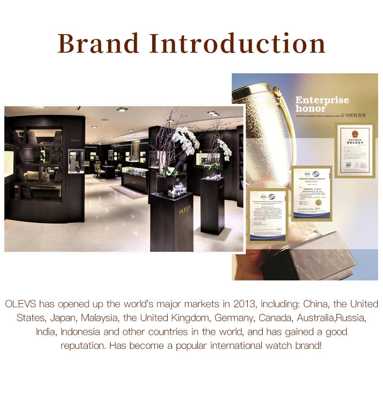 OLEVS 9943 Luxury Elegant Women's Watches Full Diamond Dial Waterproof Fashion Quartz Watch for Ladies Original Authentication SwiftNest