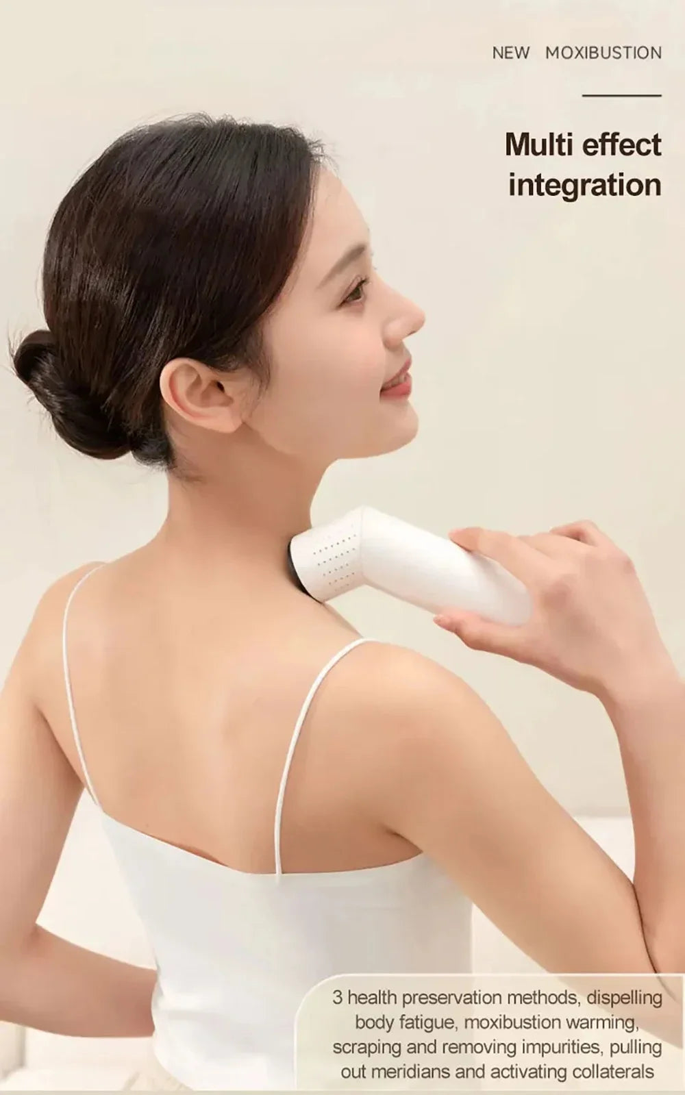 Moxibustion Scraping Massager Instrument Portable Intelligent Health and Wellness with Stone Moxibustion Scrap Board Accessories