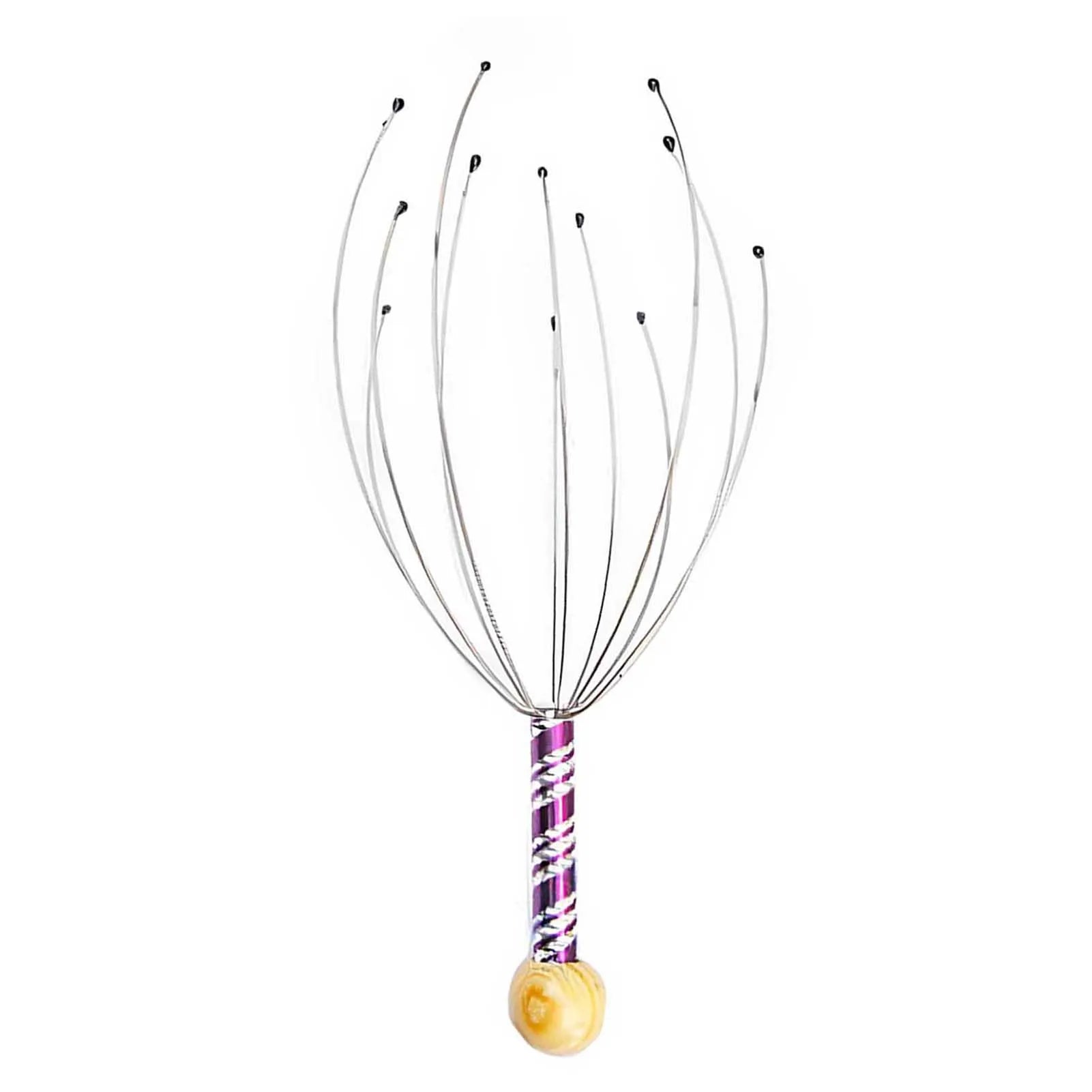 1pcs Random Color Head Massager Scratching Octopus Scalp Tool Pet Massage Health and Wellness Head Therapy