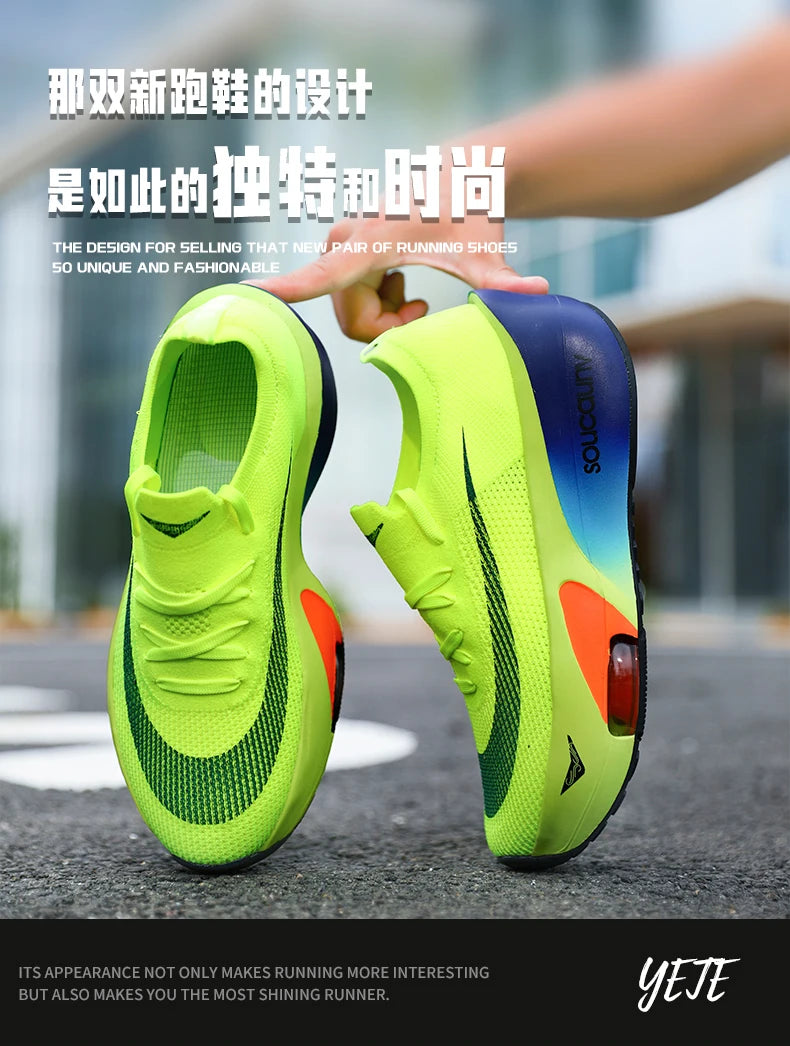 Air Cushion Running Shoes Speciality Marathon Men Sports Breathable Lightweight Women's Comfortable Nonskid Leisure Sneakers