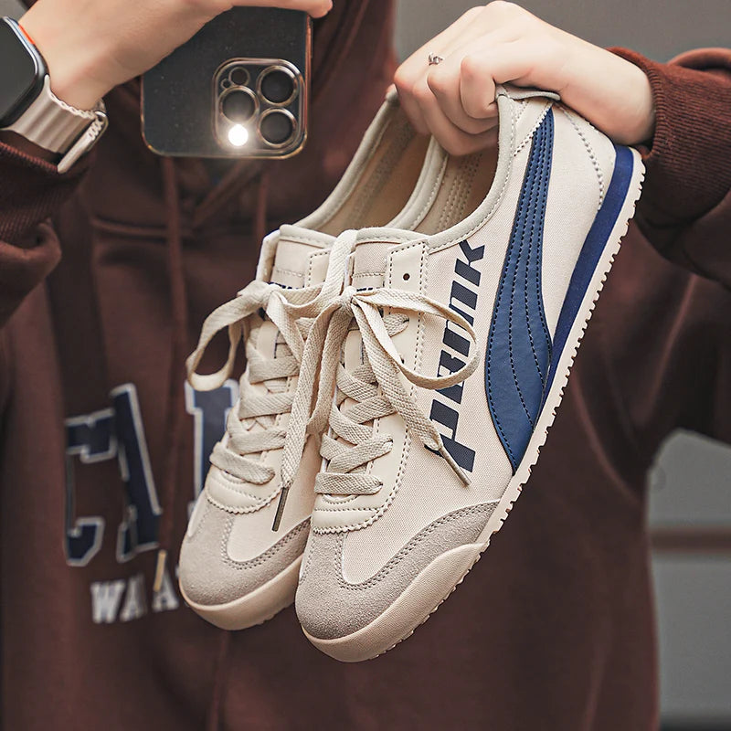 Brand Retro Men's Yellow Running Shoes Comfort Flat Casual Sneaker Men Breathable Original Men Canvas Sneakers tenis masculino