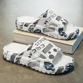 New Stylish Men Slides Shoes Indoor Comfortable Summer Male Casual Slippers Print Soft Non-slip Massage EVA Slippers Outdoor 886