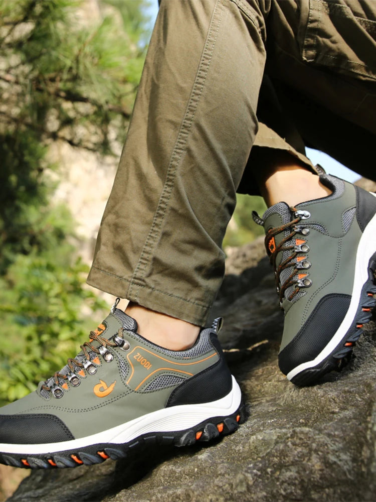 Sneakers Leather Men Shoes Trend Casual Shoe Italian Breathable Leisure Male Sneakers Non-slip Footwear Men Vulcanized Shoes