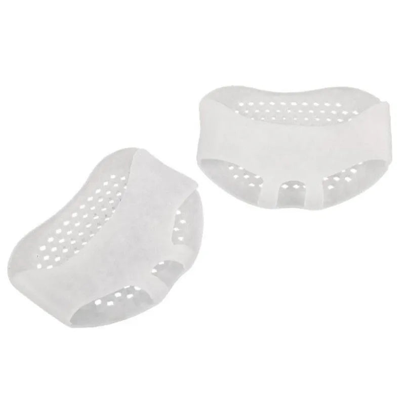 1pair Gel Forefoot Metatarsal Pads Silicone High Heel Othotics Pain Relief Massage Cushion Forefoot Honeycomb Foot Care Insoles