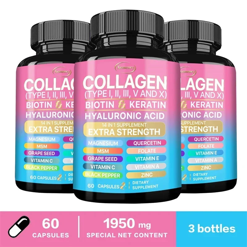 Collagen Supplement - Anti-aging, Antioxidant, Supports Skin Health, Boosts Immunity and Maintains Overall Well-being