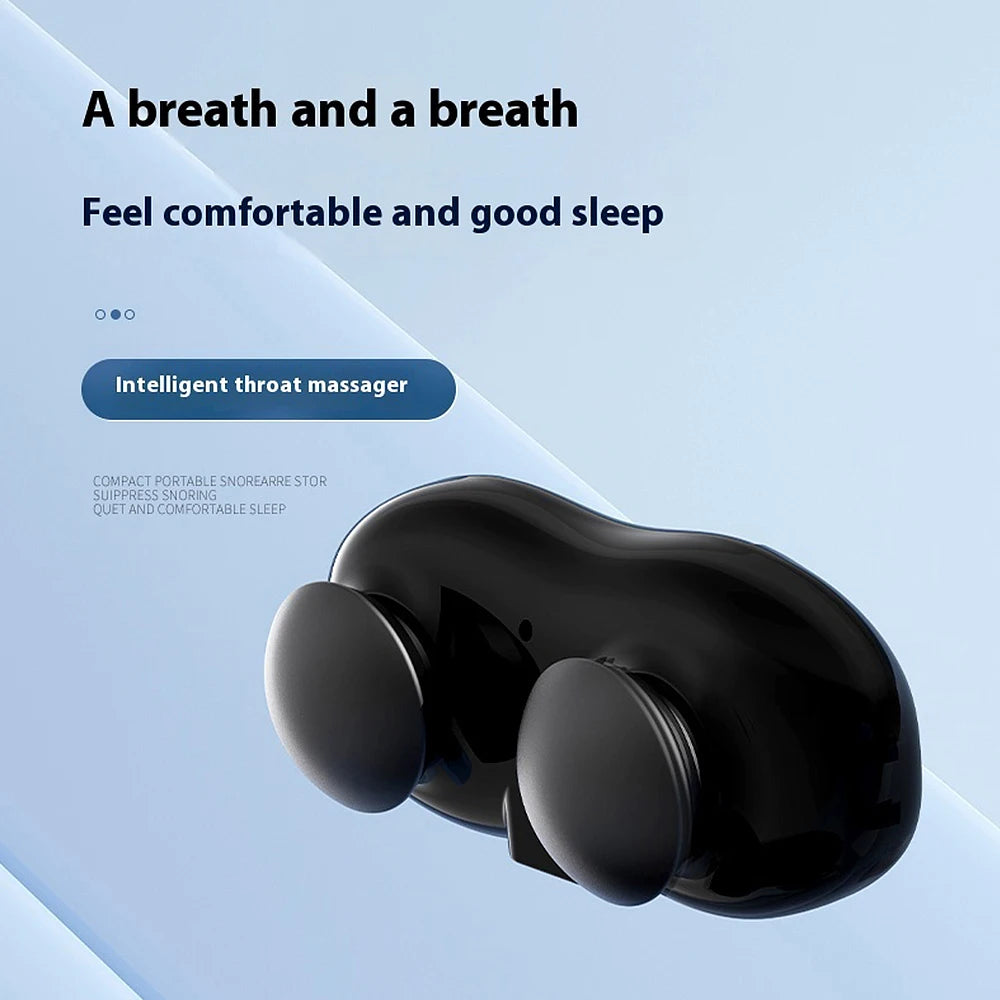 Smart Anti Snoring Device EMS Pulse Stop Snore Portable Comfortable Sleep Well Stop Snore Health Care Sleep Apnea Aid