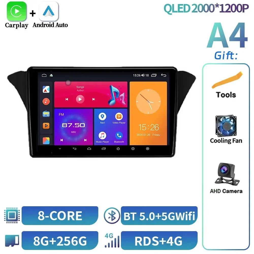 Android 14  For Hyundai Rohens Genesis Coupe 2012  Multimedia Navigation Wireless Carplay Stereo Screen Car Radio