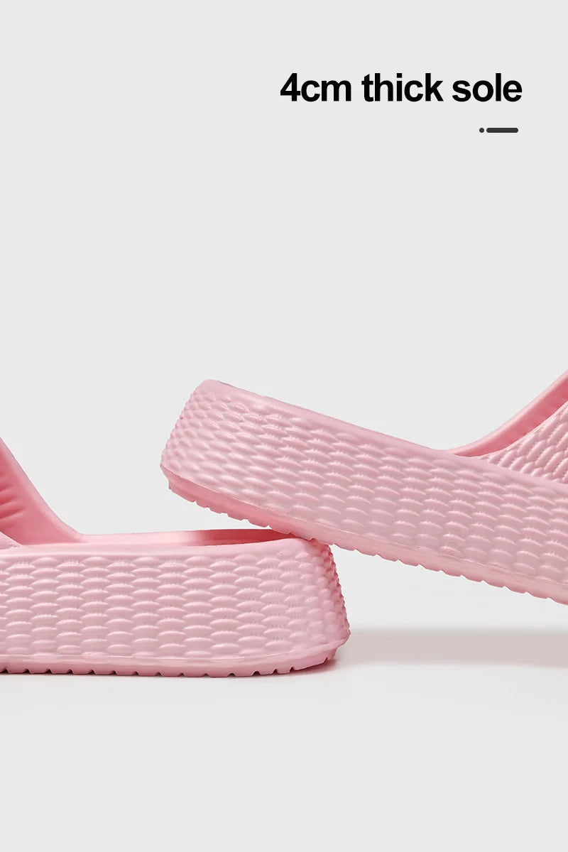 Chunky Platform Eva Cloud Slippers Women Thick Soft Sole Bathroom Home Slides Woman 2025 Summer Non Slip Beach Flip Flops Female