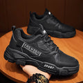 Men's Sneakers Waterproof Work Boots Workwear Shoes Thick Soled Plush Cold Resistant Lace Up Anti Slip Cotton Shoes 2025