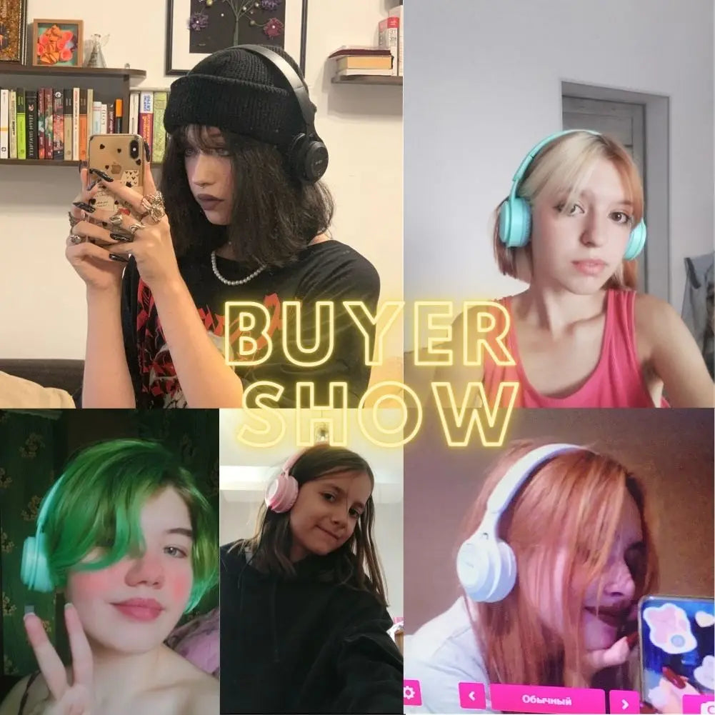 سماعة رأس لاسلكية Y08 مزودة بتقنية البلوتوث، بتصميم ماكارون، وسماعة رأس ستيريو للألعاب مع ميكروفون، هدية للبنات، للهواتف المحمولة والتابلت