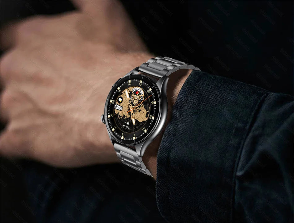 Sapphire 2025New Health managed Smart Watch Health measure Blood Fat Uric Acid Call ECG+PPG blood pressure Health Smartwatch IOS