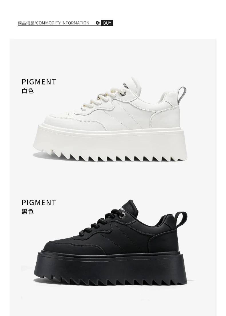 2025 New High Quality Men's Shoes Thick Soled Height Increasing Casual Skateboarding Shoe for Outdoor Running Sports Shoes