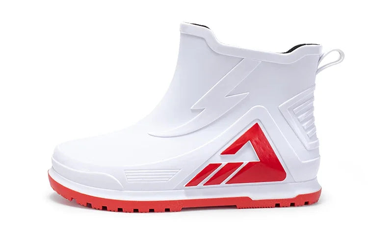 High Rain Boots Water Shoes Couple Chef Shoes Original Men Waterproof Raincoat Man Work Rubber Boots Men's Long Rubber Boot Boat