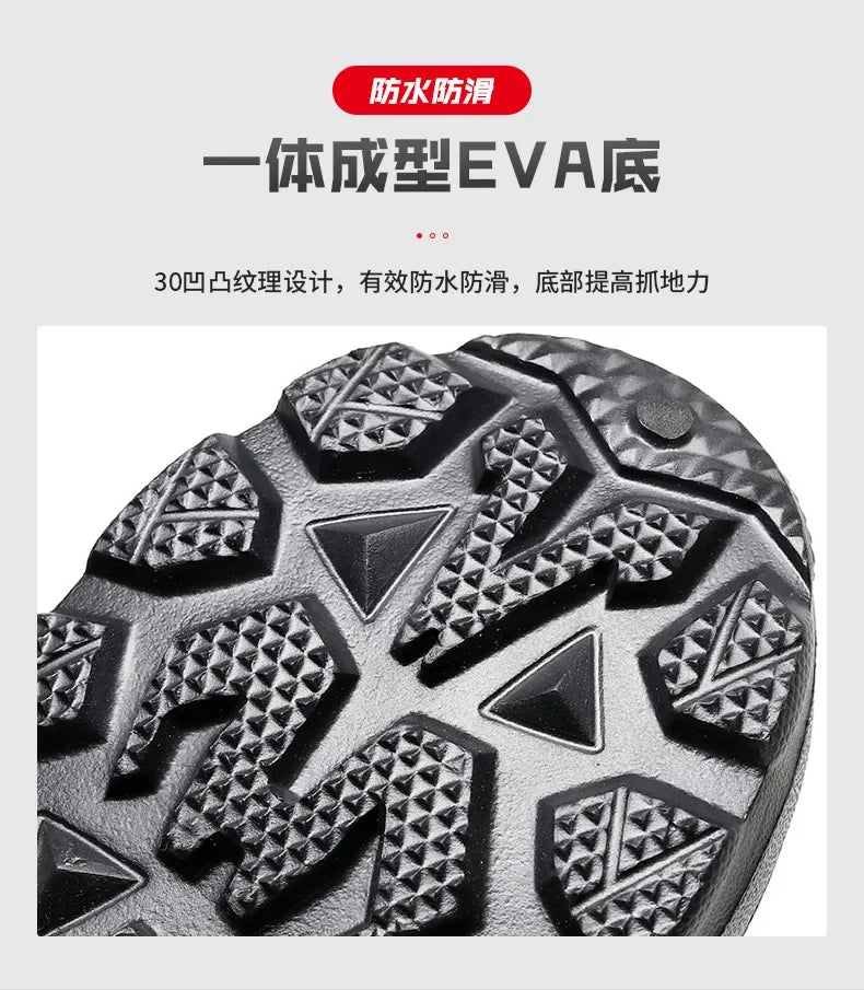 Outdoor Sports Men Boots  Spring Waterproof Shoes for Men Light Rain Boots Fishing Boots Winter Snow Boots New Work Boots 2024