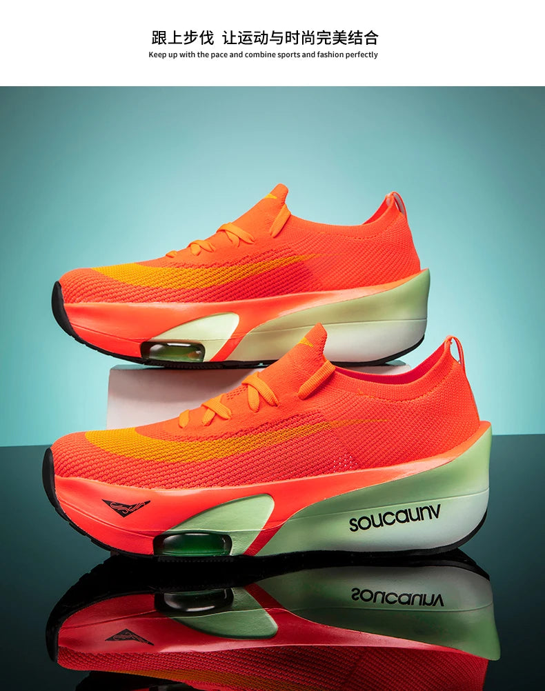 Air Cushion Running Shoes Speciality Marathon Men Sports Breathable Lightweight Women's Comfortable Nonskid Leisure Sneakers