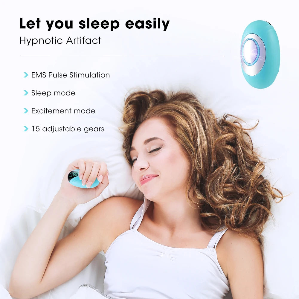 Smart Anti Snoring Device EMS Pulse Stop Snore Portable Comfortable Sleep Well Stop Snore Health Care Sleep Apnea Aid