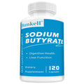 Sodium Butyrate Gut Health Supplement - Helps Gut Health, Detox and Cleansing of The Liver, Digestive Health,120 Capsules
