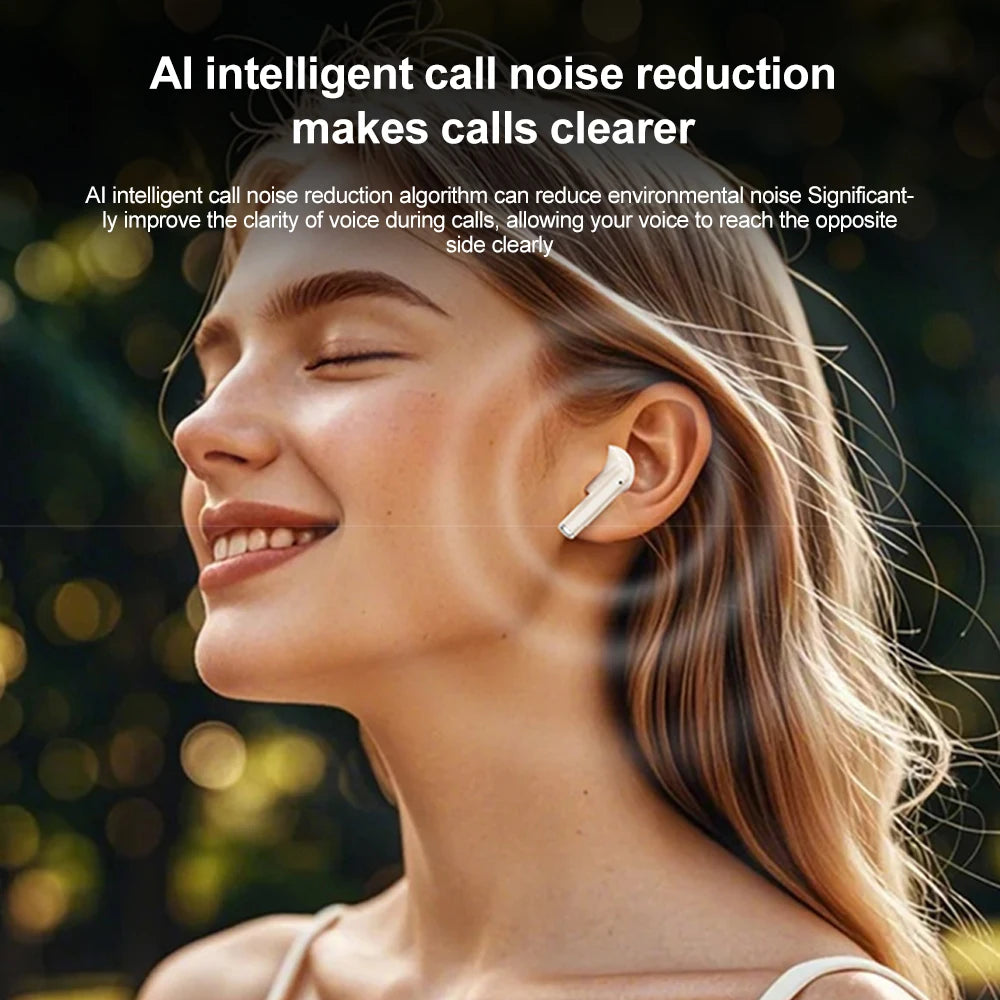 سماعات أذن بلوتوث 5.4 TWS لاسلكية سماعات أذن صغيرة شاشة LED سماعات رأس للألعاب سماعات أذن ستيريو هاي فاي لتقليل الضوضاء