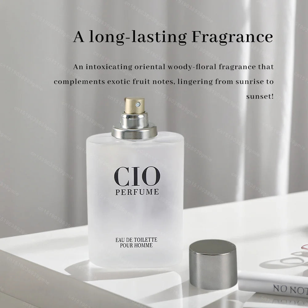 100ml Men's Pheromone Perfumes, Woody Long-Lasting Fragrances Cologne Spray, Charming Elegant Women's Eau De Toilette Cologne