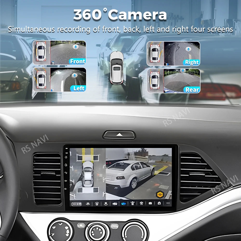 Android 15 For KIA Morning 2 picanto 2011-2017 LHD 2K QLED Android Car Radio Multimedia Video Player GPS Stereo CarPlay